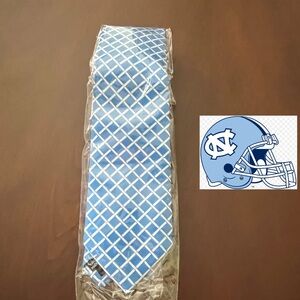 Blue and White Geometric Men's Tie NWT